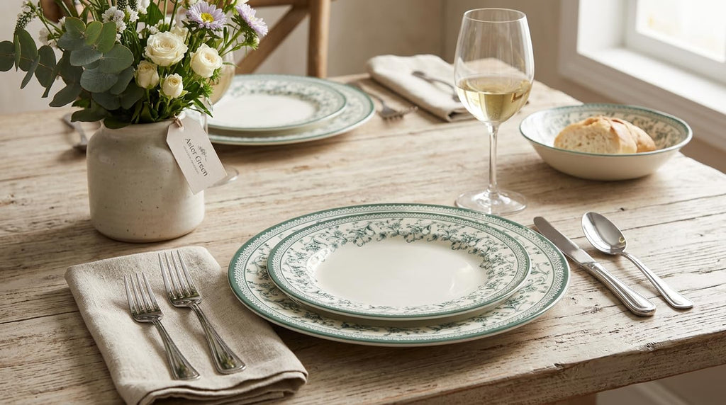12-Piece Porcelain Dinnerware Set for 4 W891
