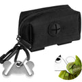 Black Dog Poop Bag Dispenser with Leash Clip T87079