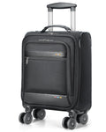 16 inch Underseat Carry On Luggage with Wheels Black W2720