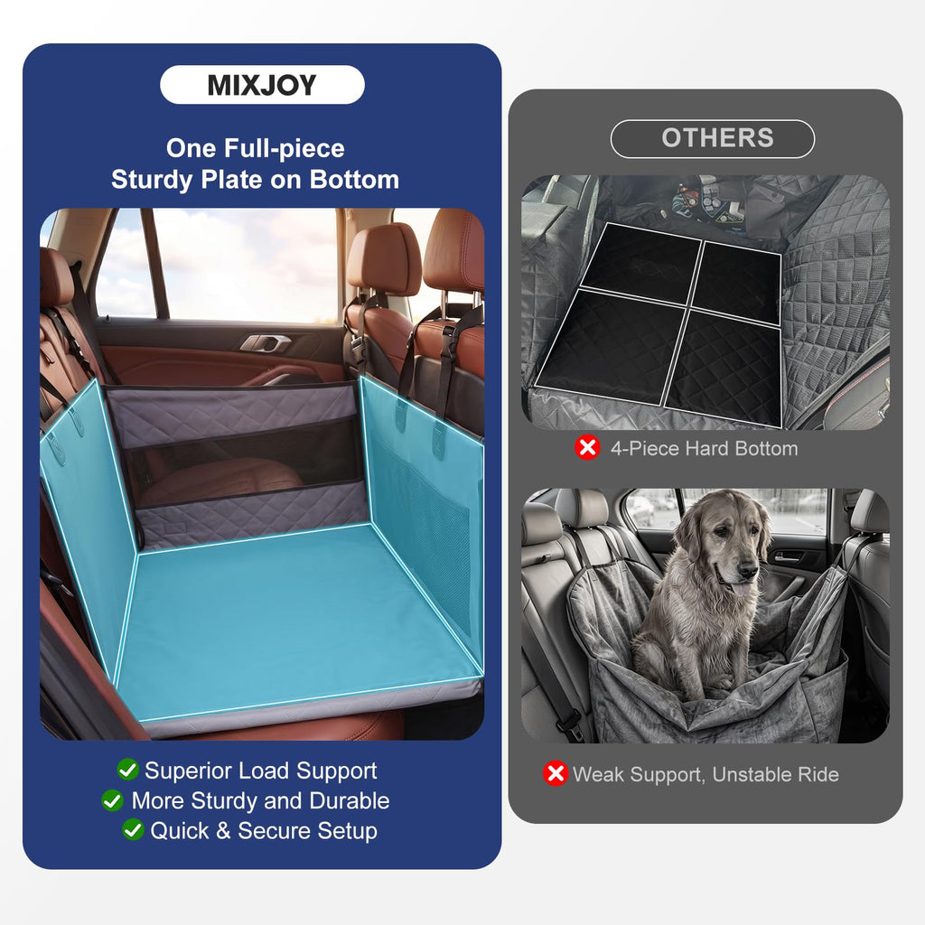 Waterproof Dog Car Seat with Storage Pocket L493