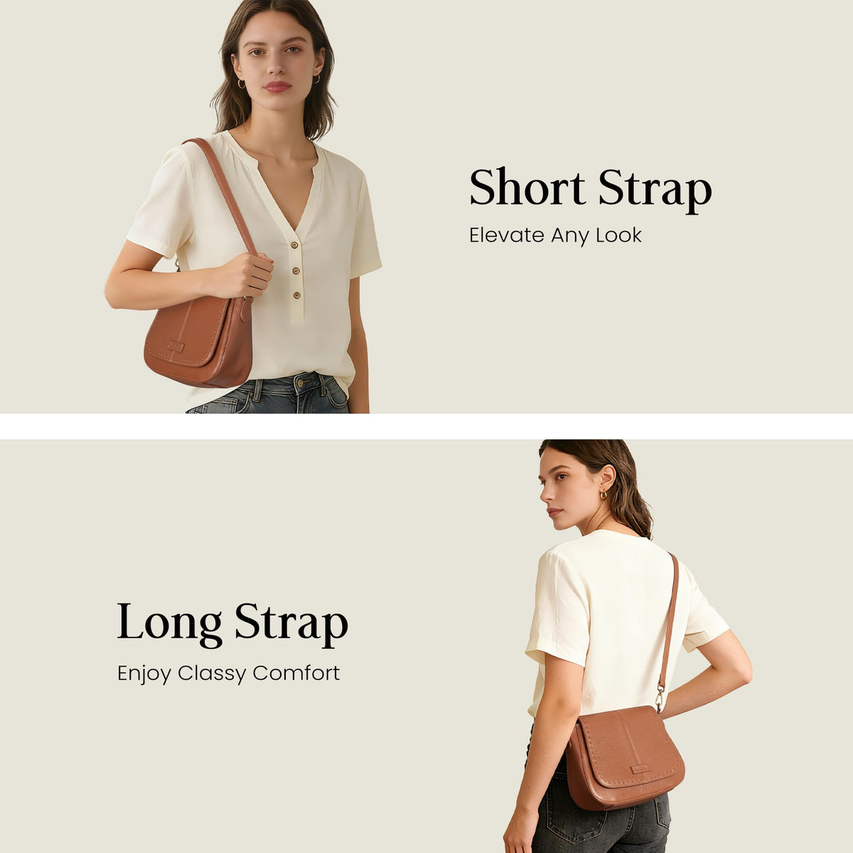 Genuine Leather RFID Blocking Crossbody Bag U380091