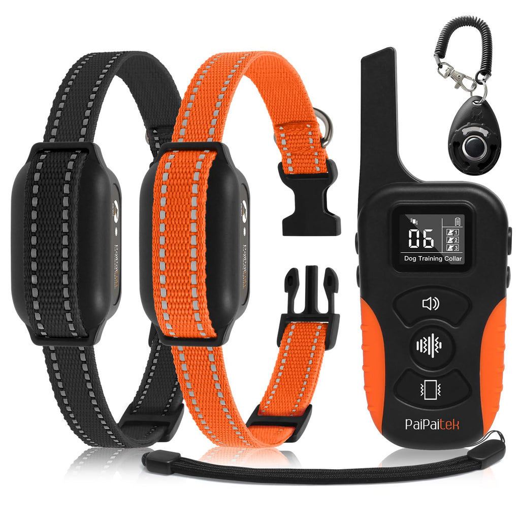 Vibration Collar with Controller for 2 Dogs, 3300ft Waterproof Q16311