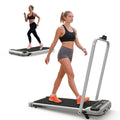 3 in 1 Compact Under Desk Treadmill with Handle Bar W483833