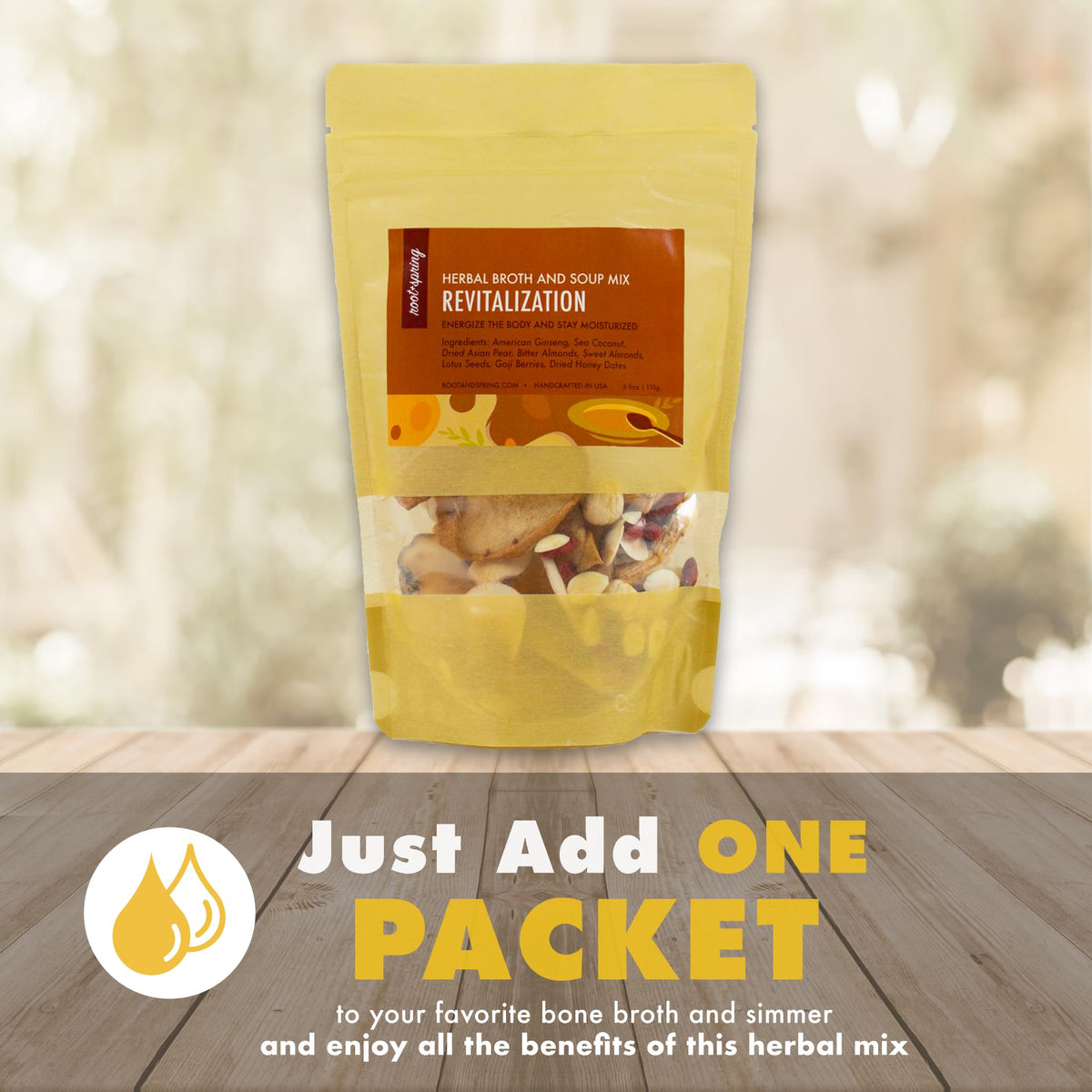 Chinese Herbal Soup Mix Packet 4 to 6 Servings J47583