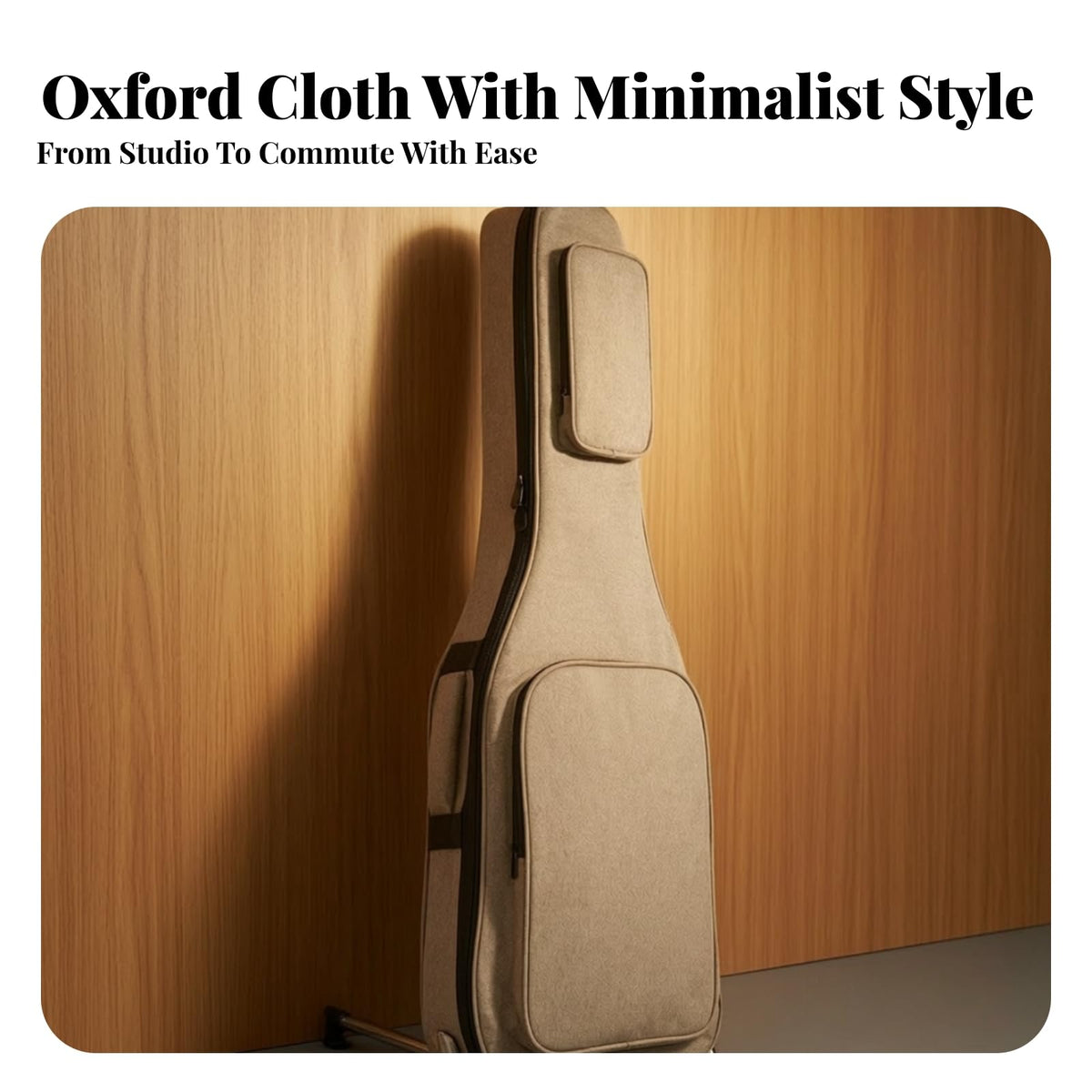 Electric Guitar Carrier Case with 15mm Padding Oxford Cloth Gig Bag P6679
