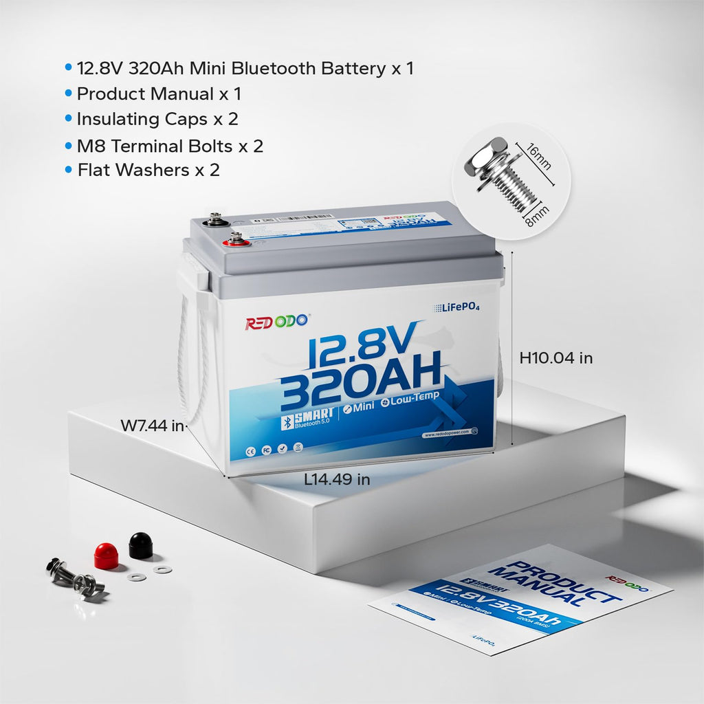 12V 320Ah Mini LiFePO4 Battery J75875