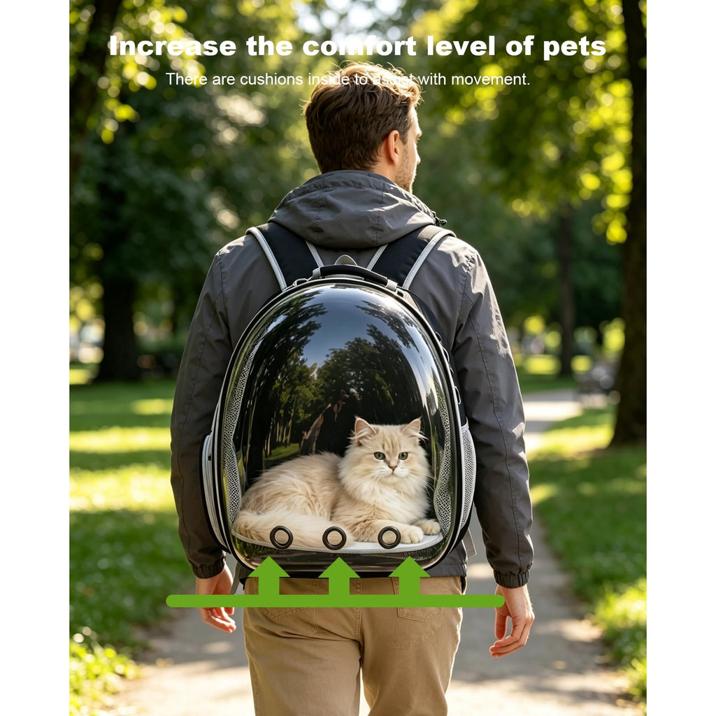 Expandable Pet Backpack Cats Dogs Carrier Bag Y9245