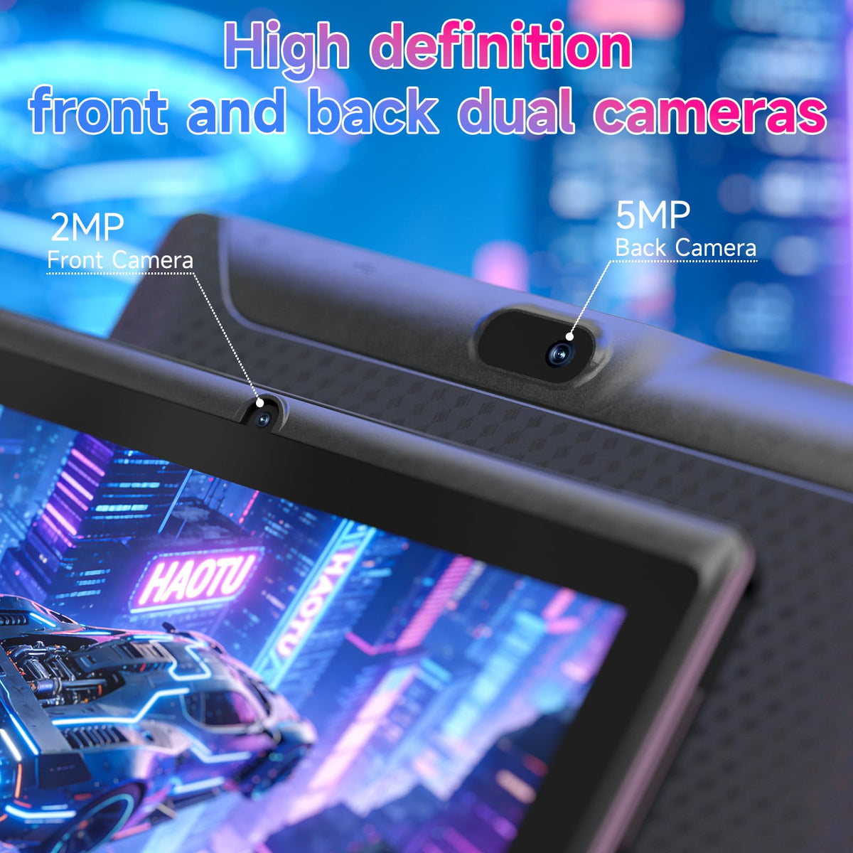 7 inch Android 14 Tablet with Protective Case C856