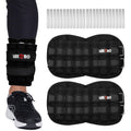 Ankle Weights Wrist Weights, 1 Pair Adjustable Removable Steel P315083