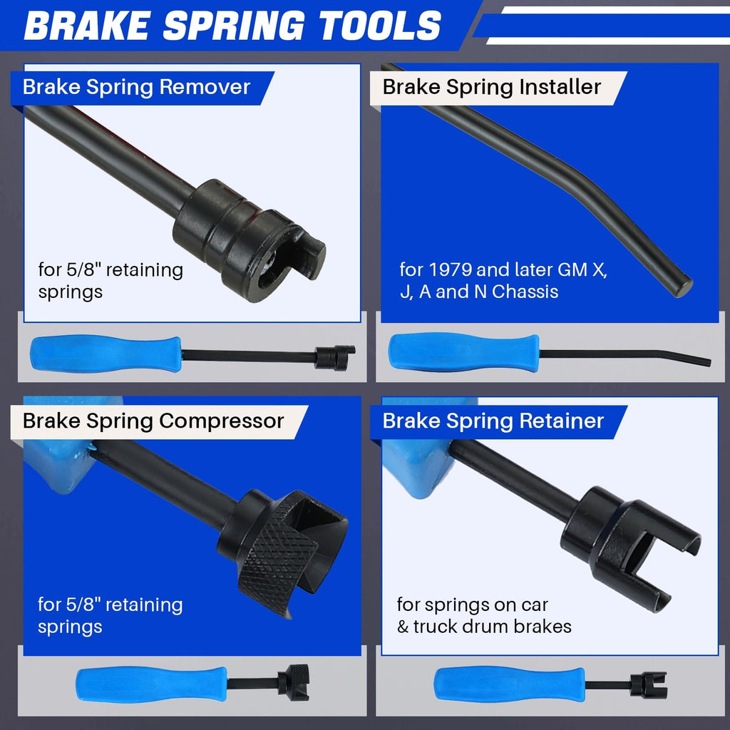 8 Pc Drum Brake Tool Kit J7871
