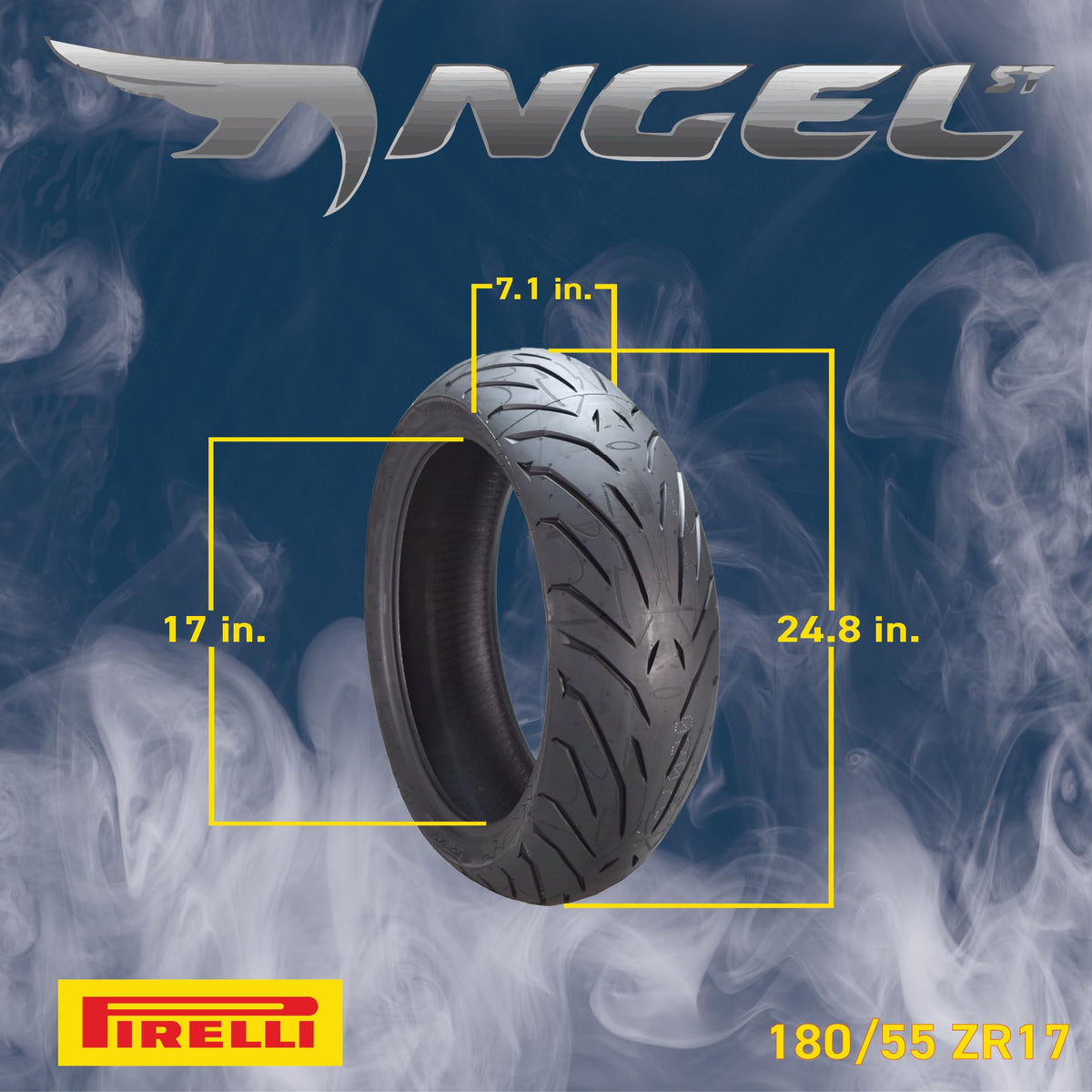 180/55ZR17 Rear Motorcycle Tire Y578