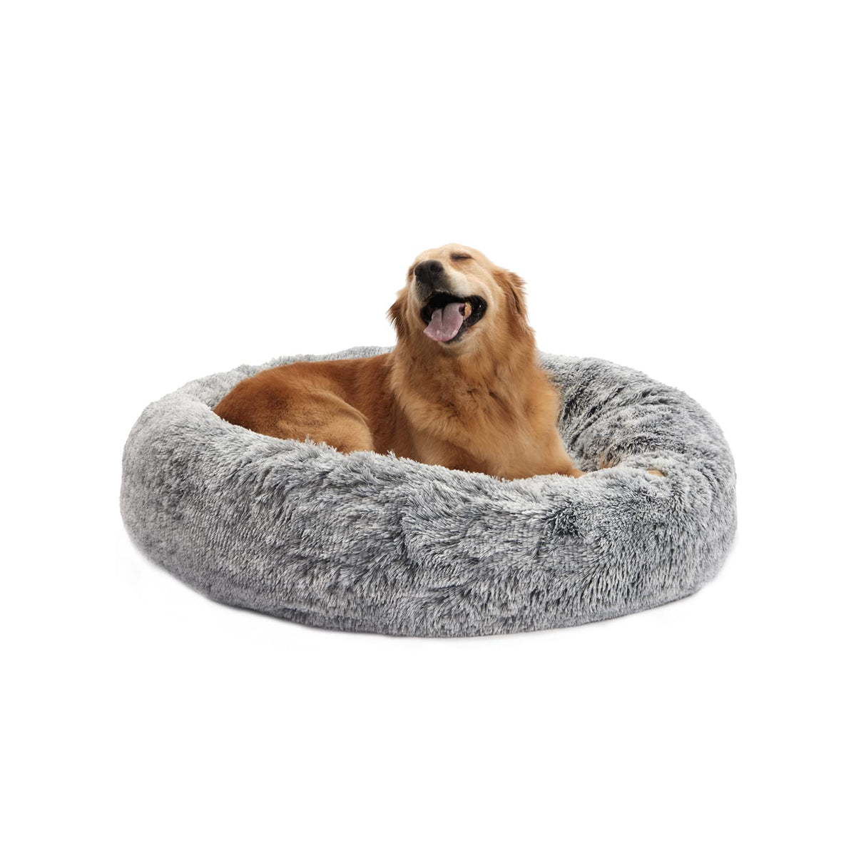 Dark Grey 36" Round Dog Bed U522934