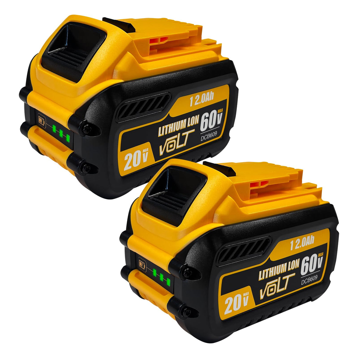 12Ah Replacement Battery 2 Packs J813