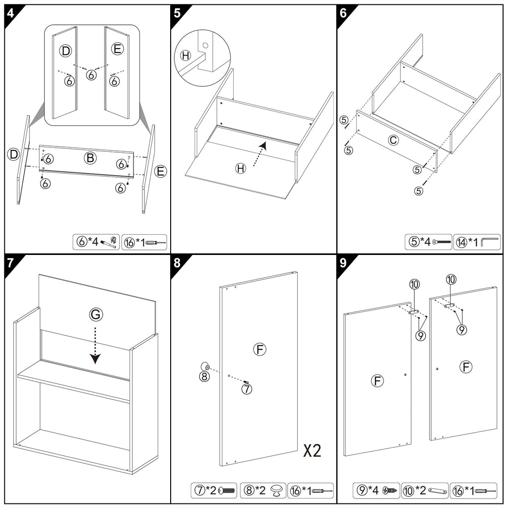 White 2-Door Over The Toilet Storage Cabinet U856134