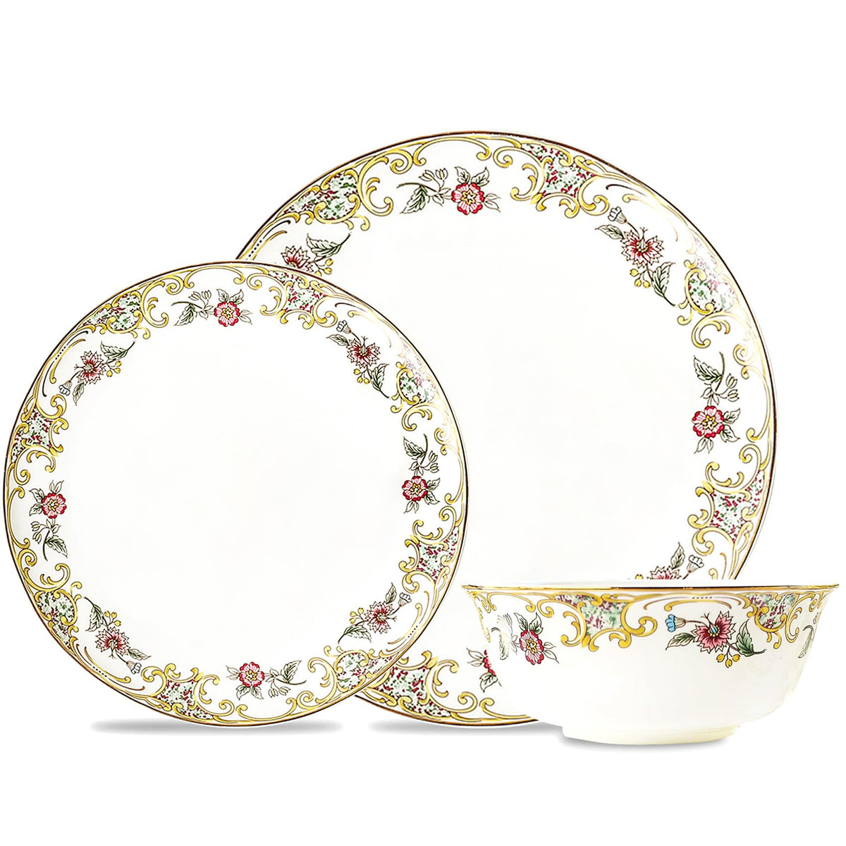 Bone China 12-Piece Dinnerware Set O7317