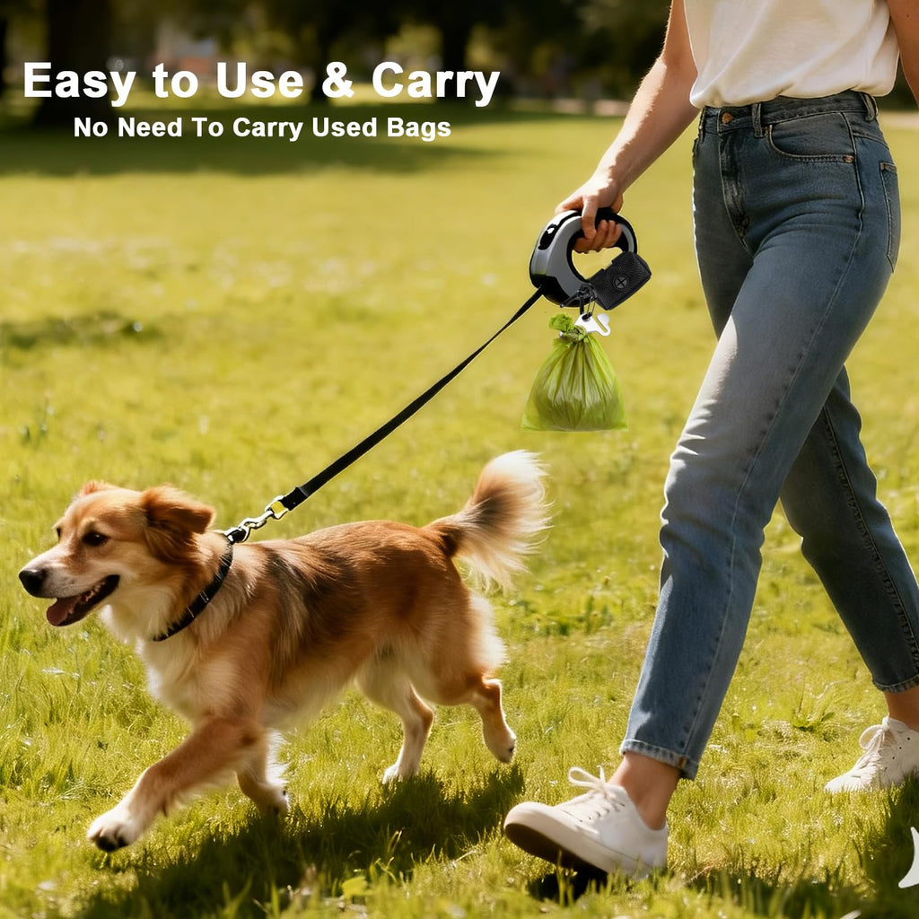 Black Dog Poop Bag Dispenser with Leash Clip T87079