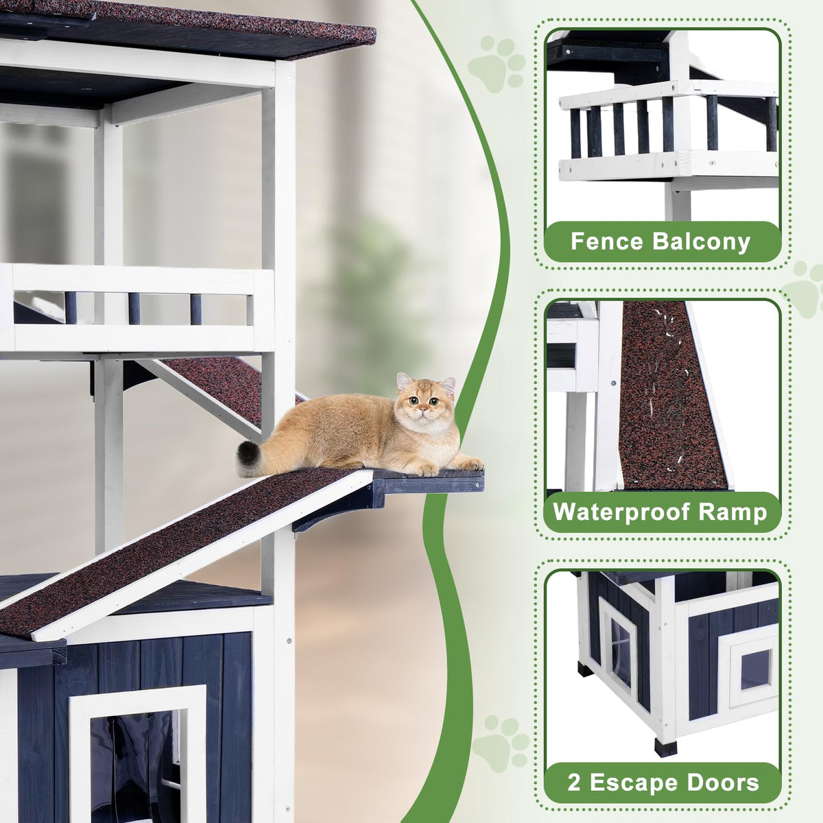 Weatherproof Outdoor Cat Tree G204921