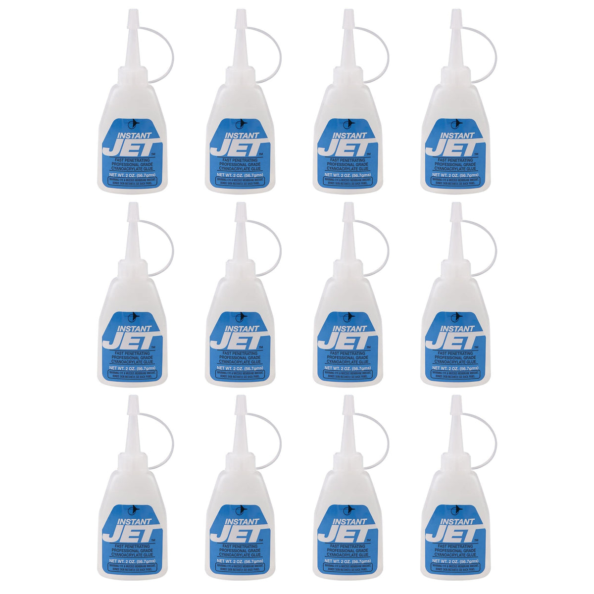 2 oz 12-Pack Fast-Action Multipurpose CA Adhesive V1117