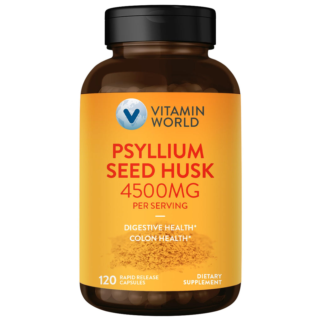 Psyllium Husks Capsules 4500 mg 120 Capsules K252562