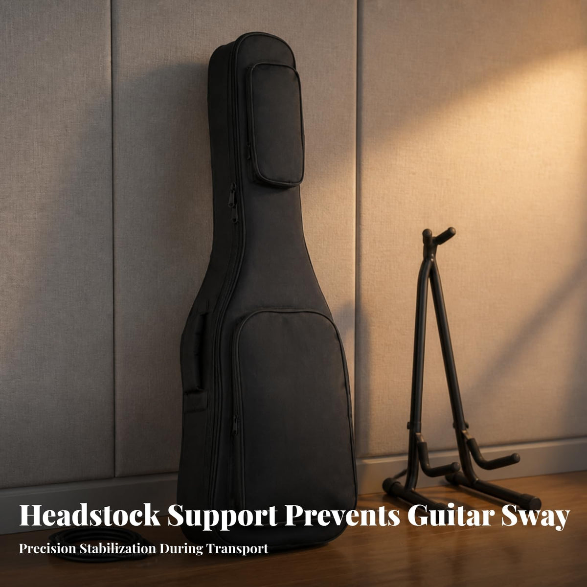 Electric Guitar Carrier Case with 15mm Padding Oxford Cloth Gig Bag P6679