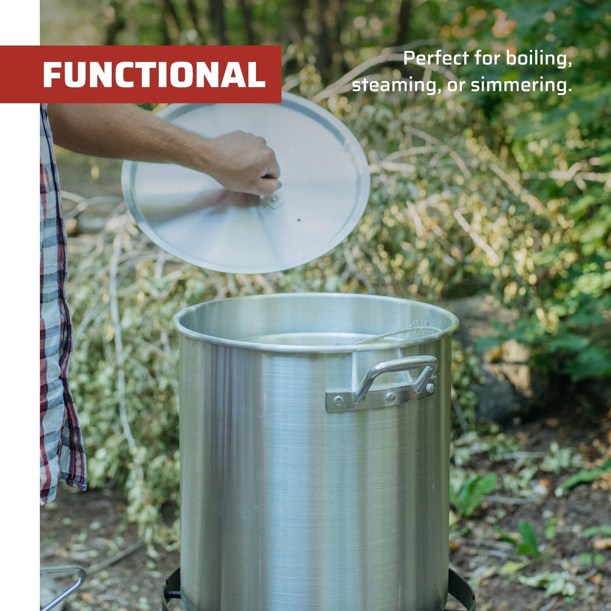 32-Quart Aluminum Pot I819