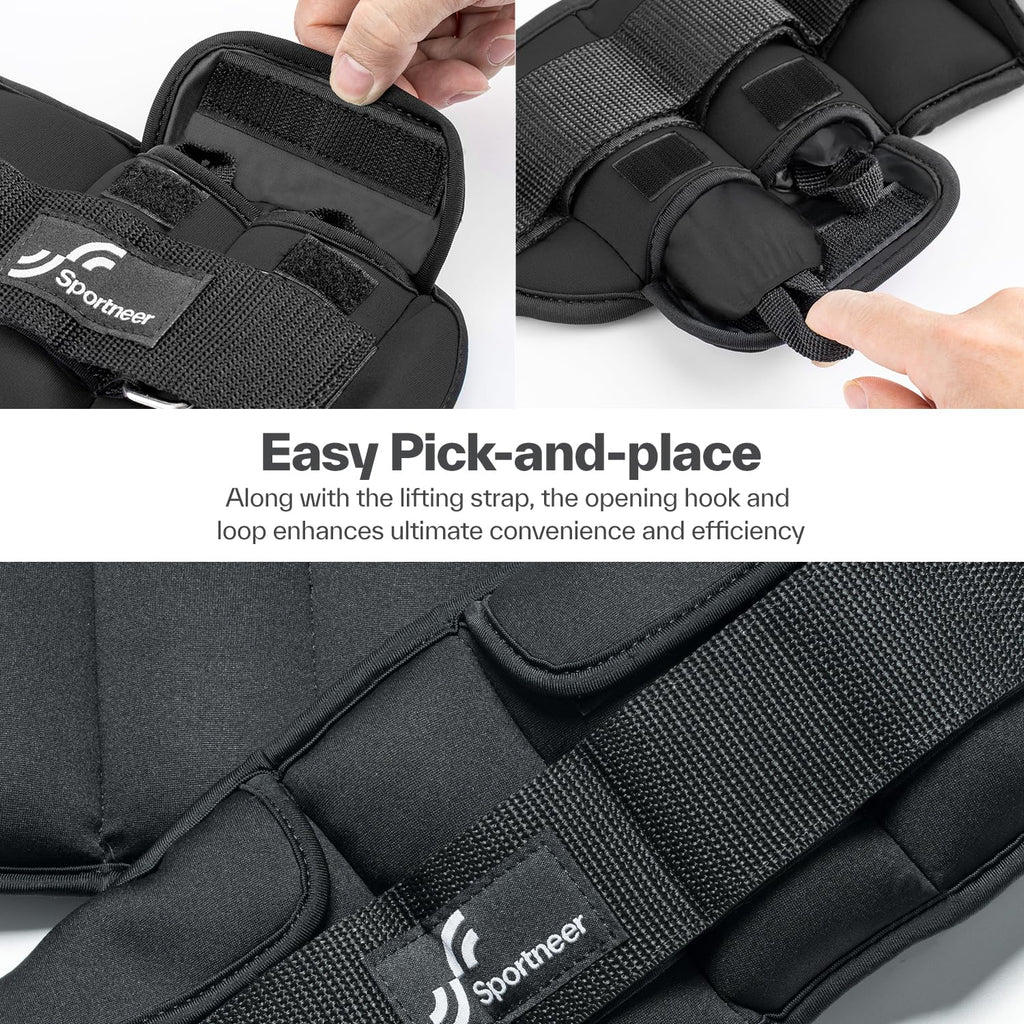 Adjustable Ankle Weights with Removable Weights A475
