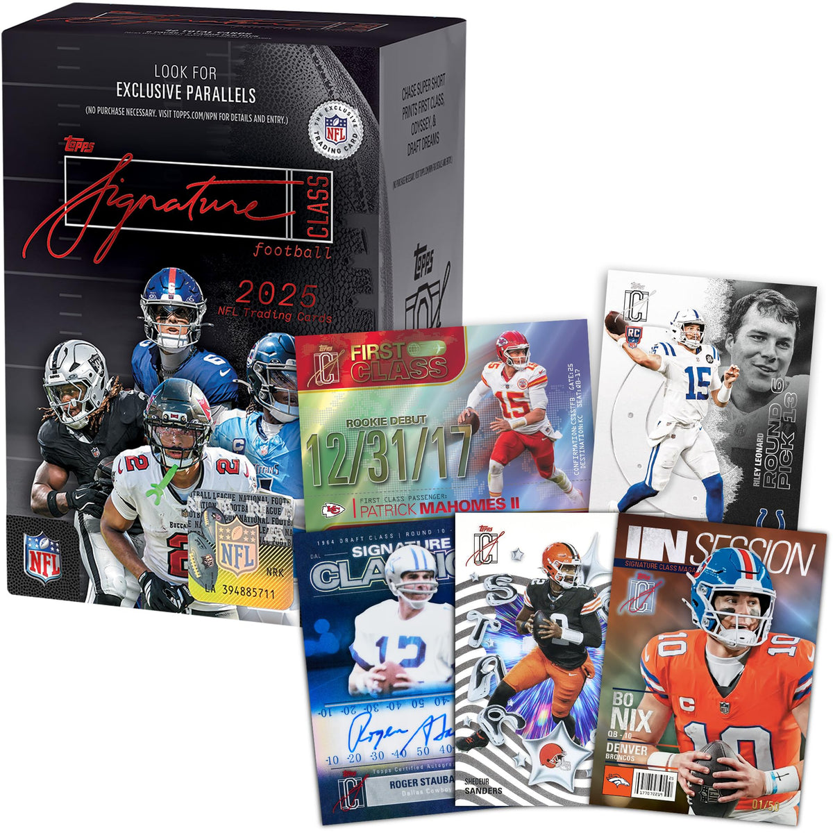 2025 Topps NFL Signature Class Football Value Box Z903