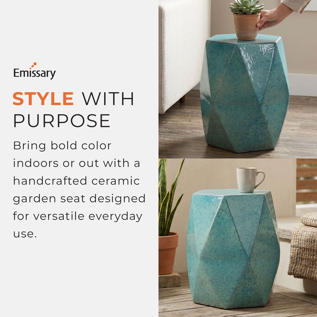 Teal 18x22 Stool O968379