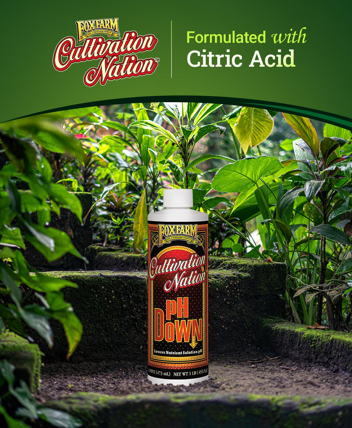 Citric Acid pH Down for Nutrient Solutions, 1 Pint F949984