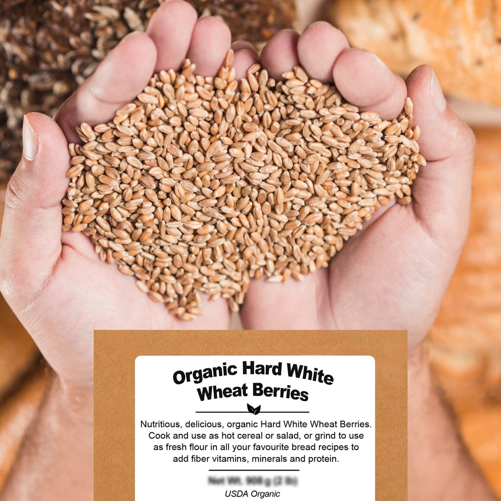 Organic Hard White Wheat Berries 5.8 lb T901