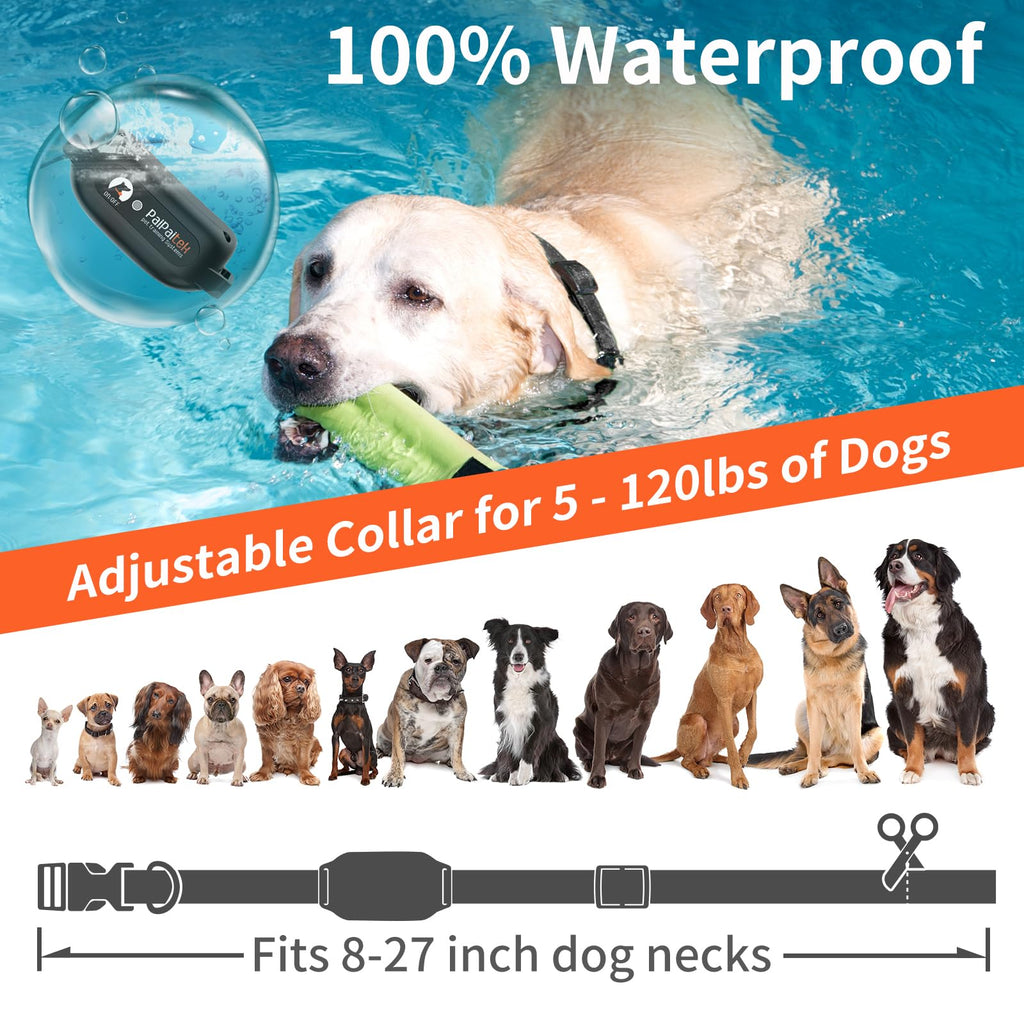 Vibration Collar with Controller for 2 Dogs, 3300ft Waterproof Q16311