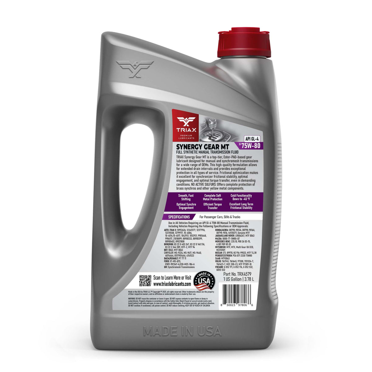 Full Synthetic Manual Transmission Fluid 1 Gallon U515304