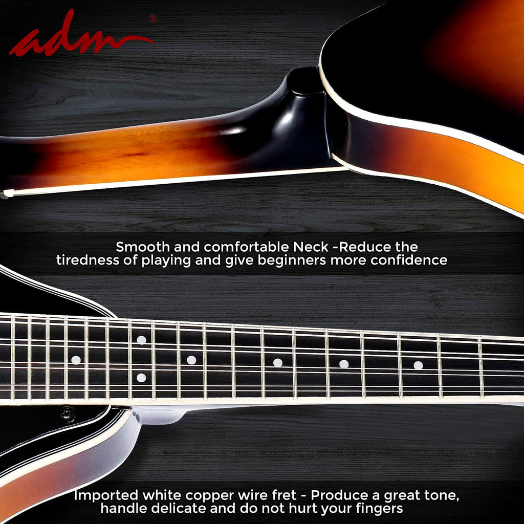 Wood A Style Mandolin Instrument Kit with Bag B345373