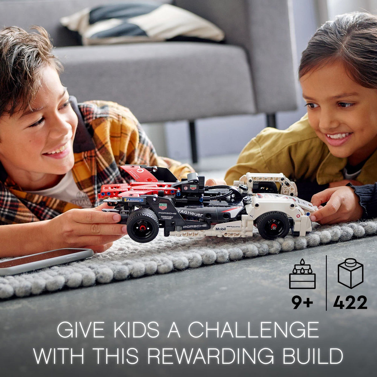Pull-Back Race Car Model Building Set R222