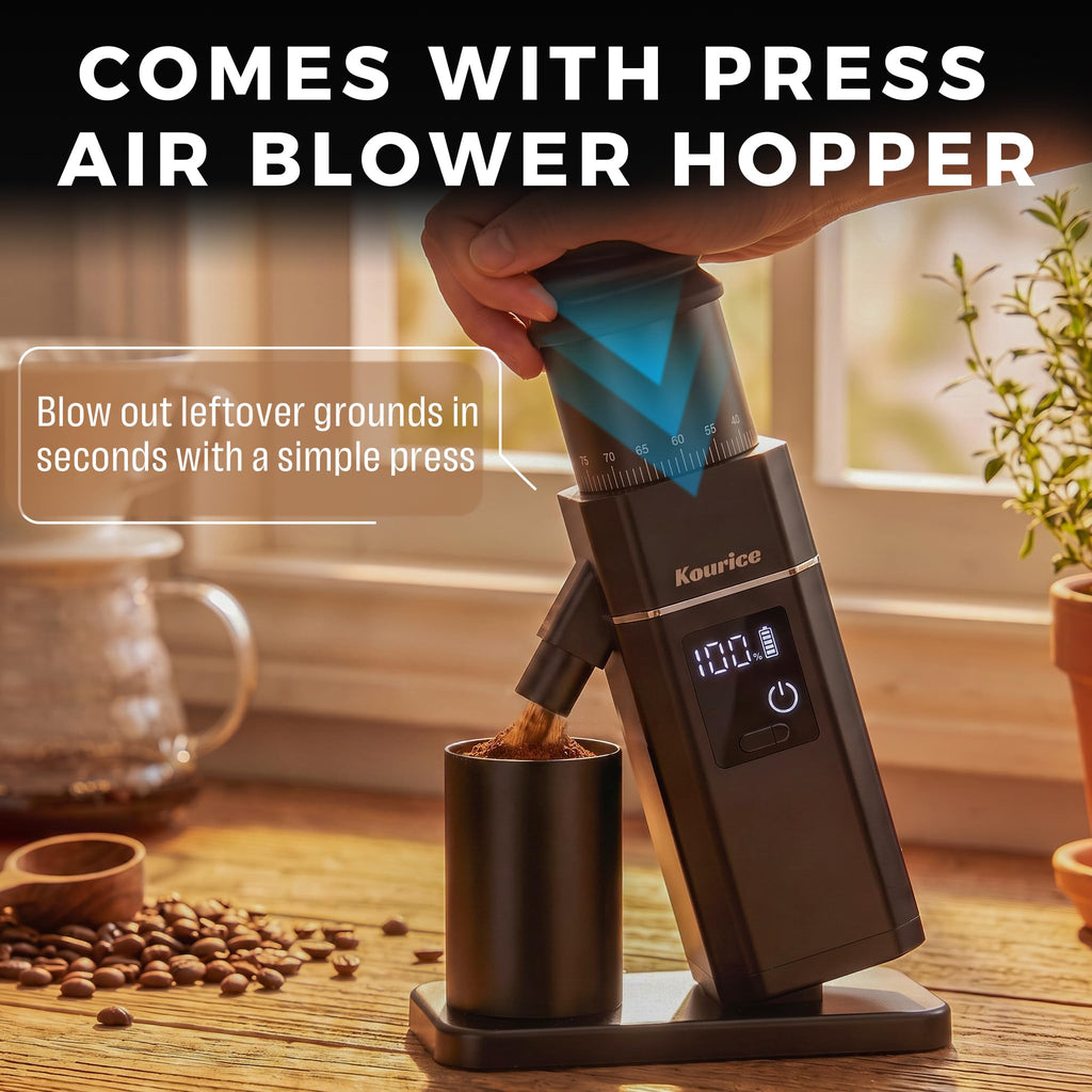 Electric Burr Coffee Grinder with 75 Settings M125
