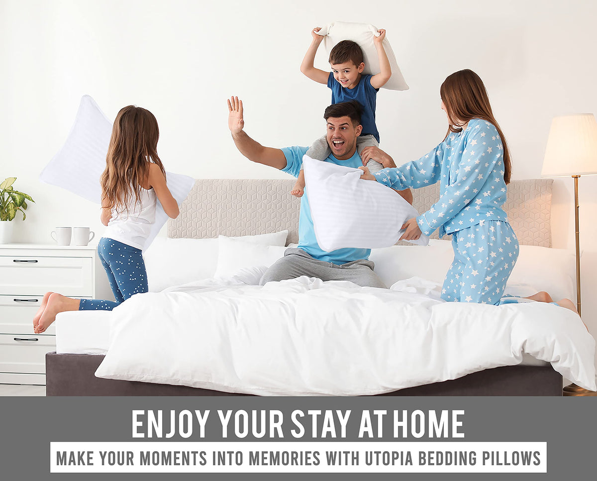 Queen Size Set of 2 Bed Pillows I9098