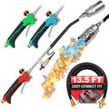 Propane Torch Weed Burner with 13 ft Hose, Adjustable 2,200,000 BTU Self Igniting A830360