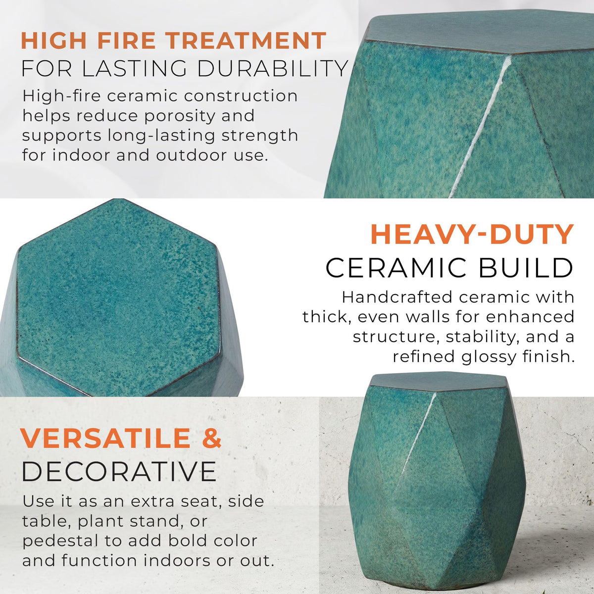 Teal 18x22 Stool O968379