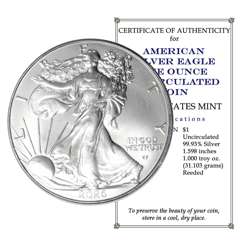 1 oz Silver Eagle Uncirculated X390