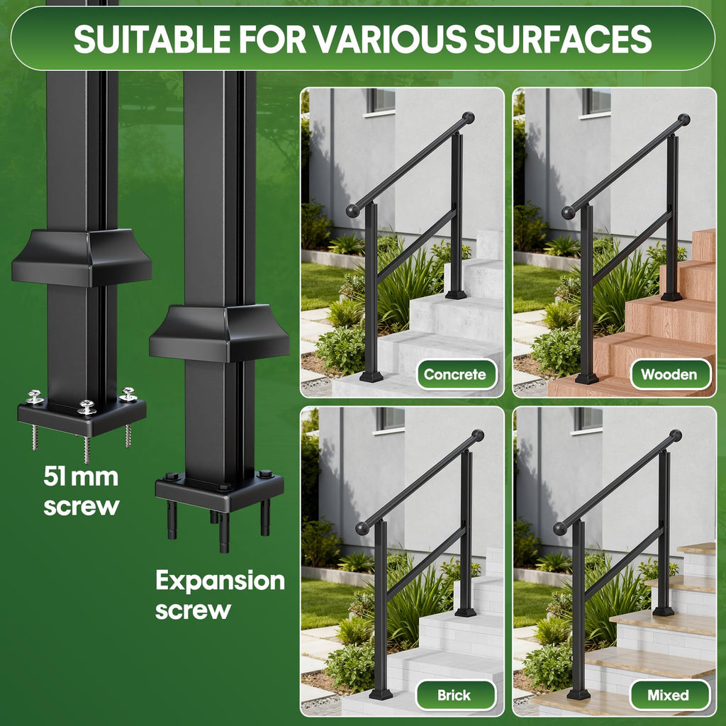 Adjustable Outdoor Stair Railing C47565