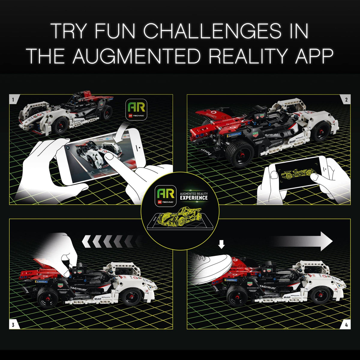 Pull-Back Race Car Model Building Set R222