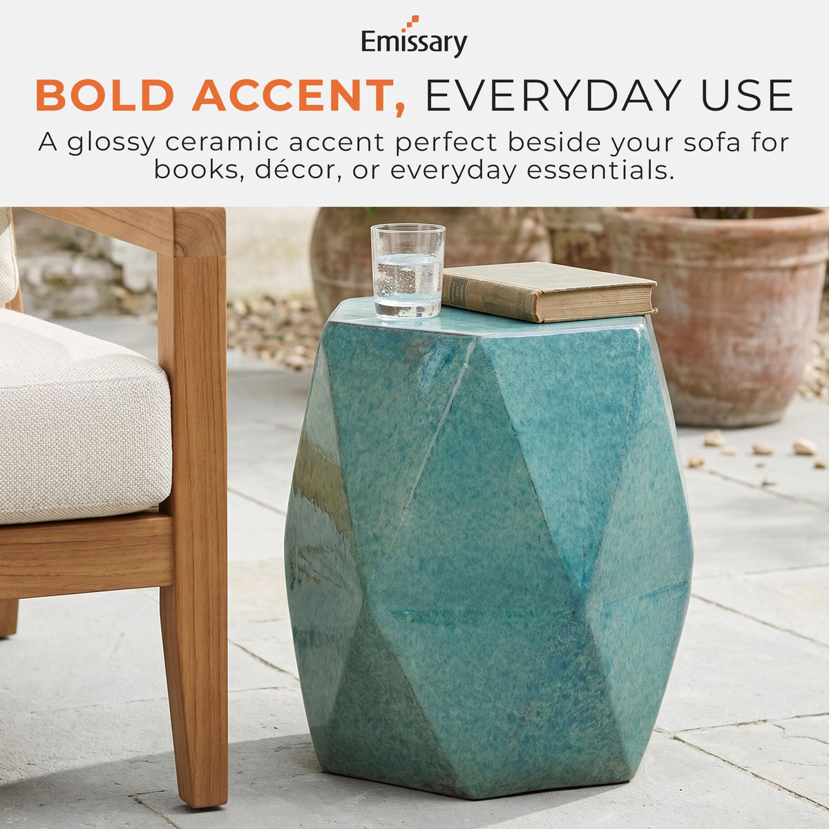 Teal 18x22 Stool O968379