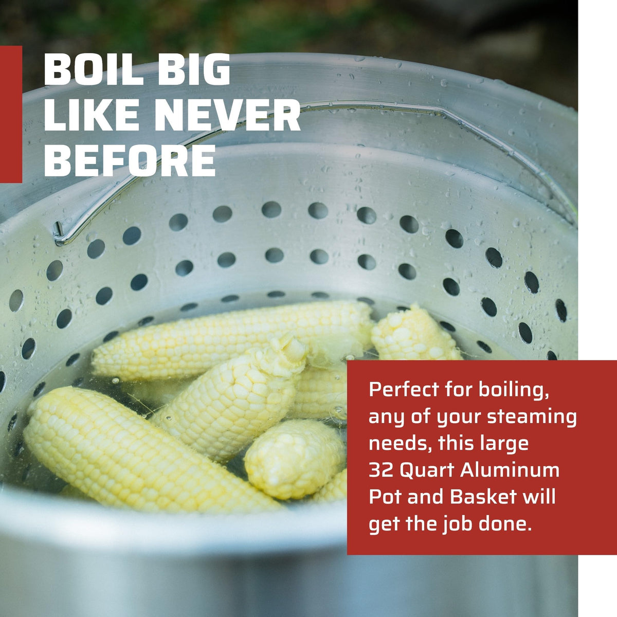 32-Quart Aluminum Pot I819