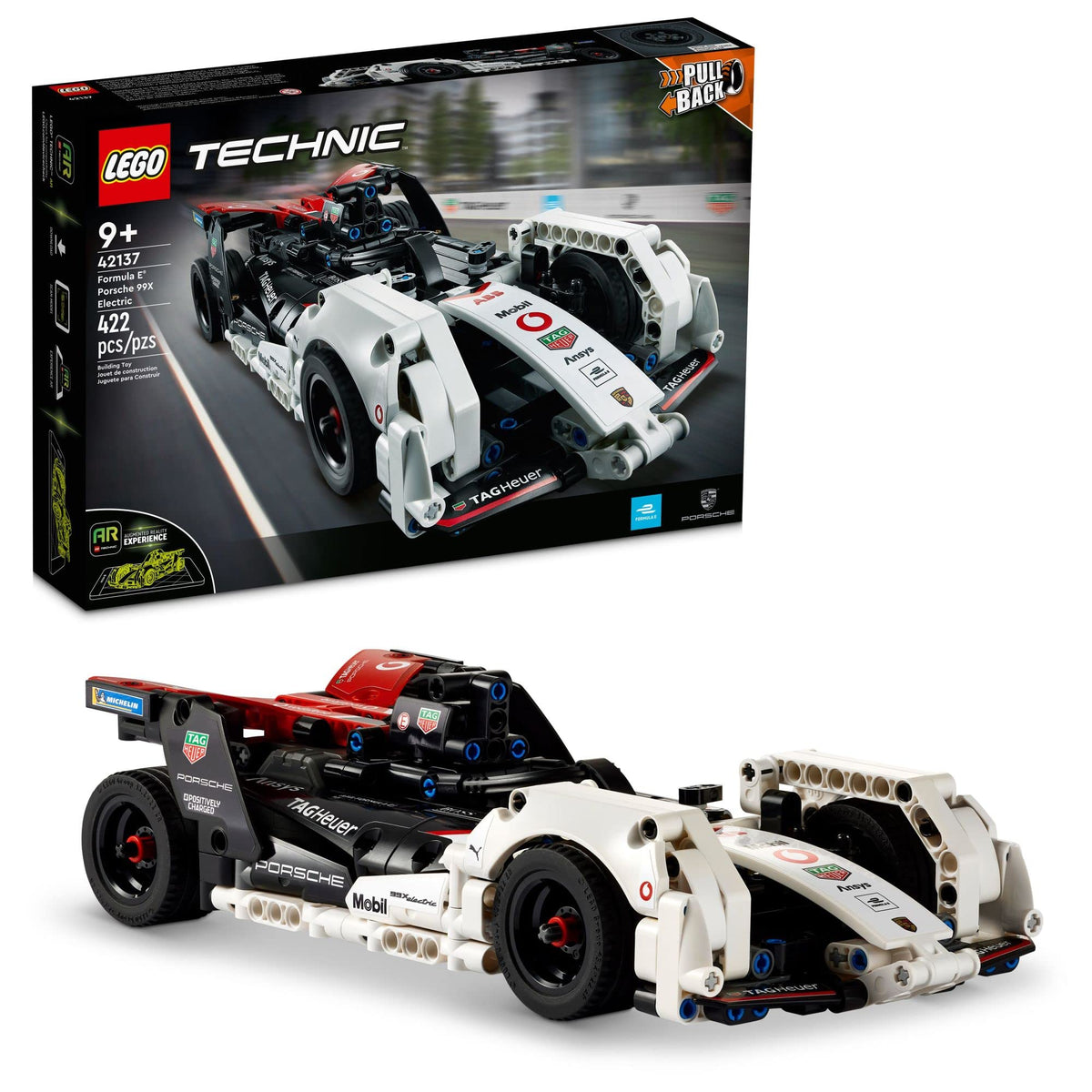 Pull-Back Race Car Model Building Set R222
