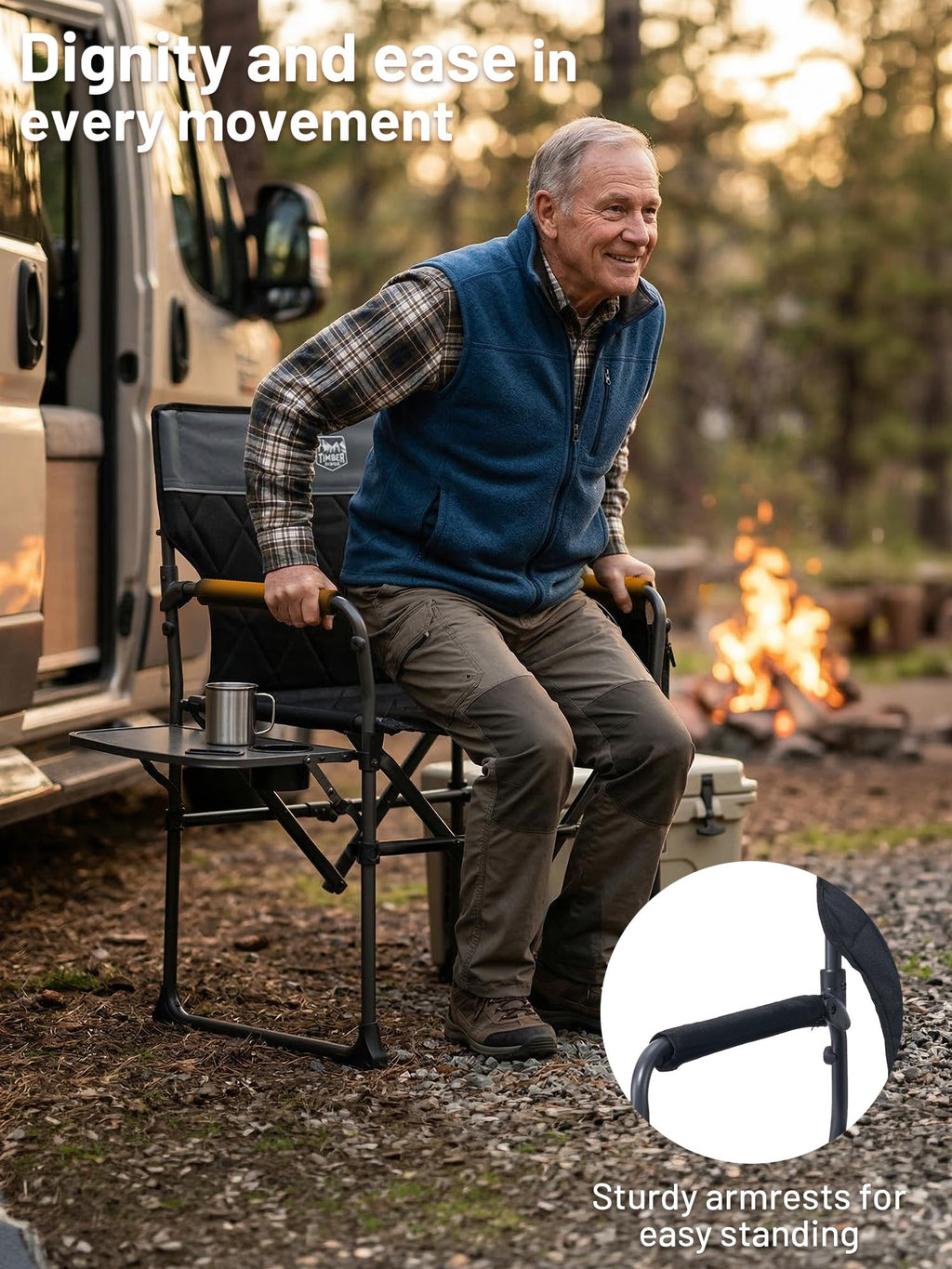 Heavy Duty Camping Chair Q491