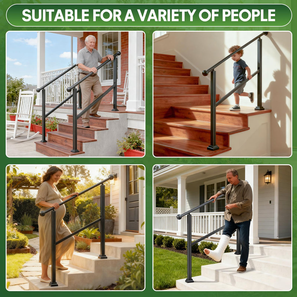 Adjustable Outdoor Stair Railing C47565