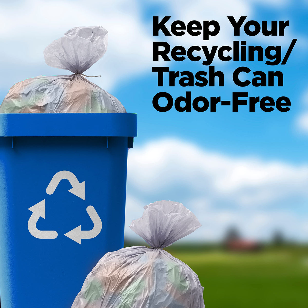 42 Gallon Clear Trash Bags 50 Count 3 Mil N1898