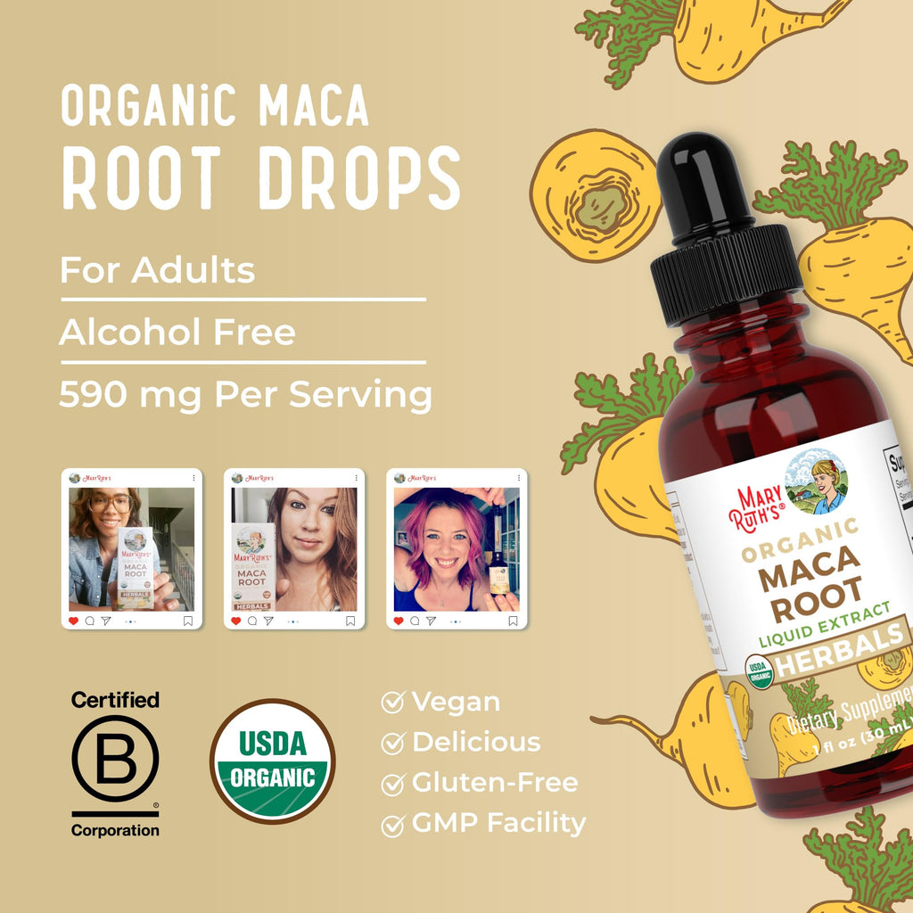 USDA Organic Maca Root Liquid Drops P54755