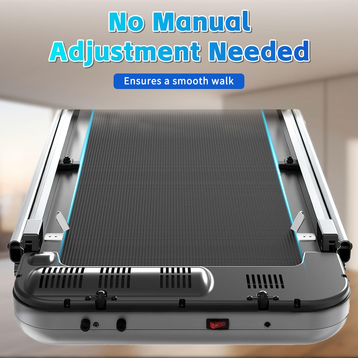 3 in 1 Compact Under Desk Treadmill with Handle Bar W483833