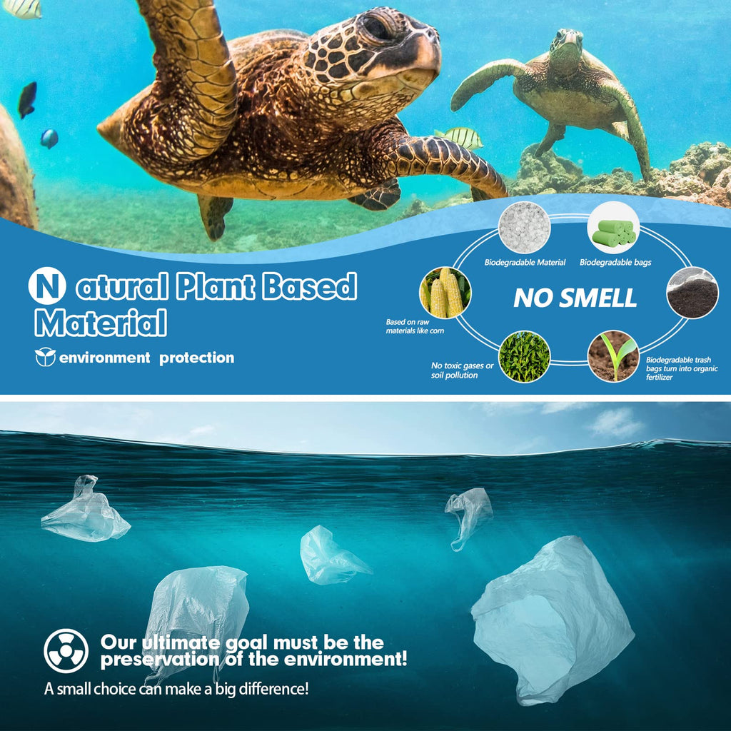 4 Gallon Biodegradable Extra Thick Small Trash Bags D86211